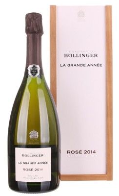 Champagne Bollinger La Grande Année Rosé Brut 0,75L, AOC, r2014, sam, ruz, brut, DB