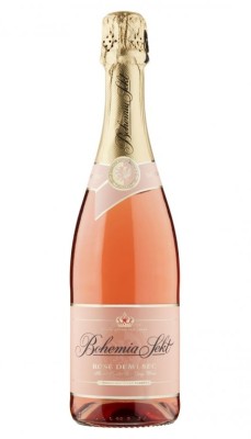 Bohemia Sekt Rosé demi sec 0,75L, skt, ruz, dms