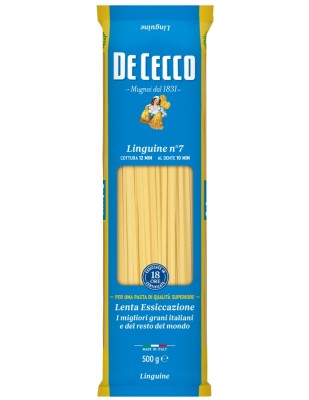 DE CECCO semolinové cestoviny Linguine N7, 500 g