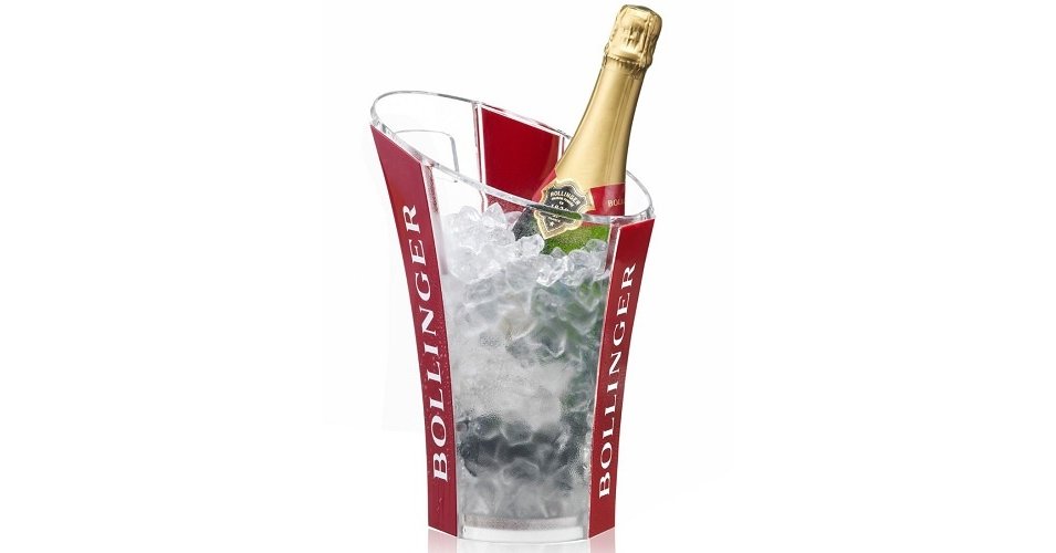 Champagne Bollinger Twocolored ice bucket vedro na ľad a na 1 fľašu