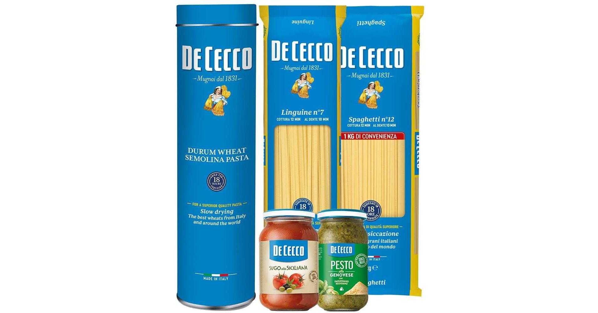 Spaghetti n12 3 Kg Pasta De Cecco