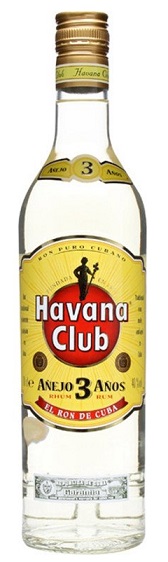 Havana club Anejo 3 anos Rum 40% 1