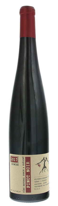 VÍNO NATURAL Domin & Kušický Pinot Noir BIO 2017 0,75 l