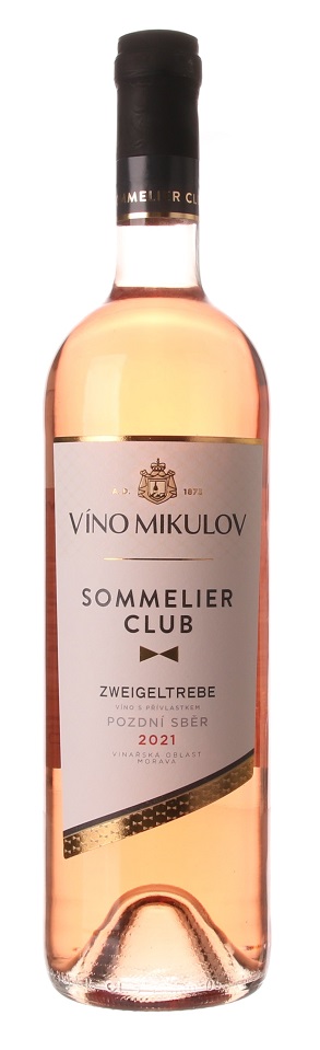 Víno Mikulov Zweigeltrebe rosé 2021 0,75 l