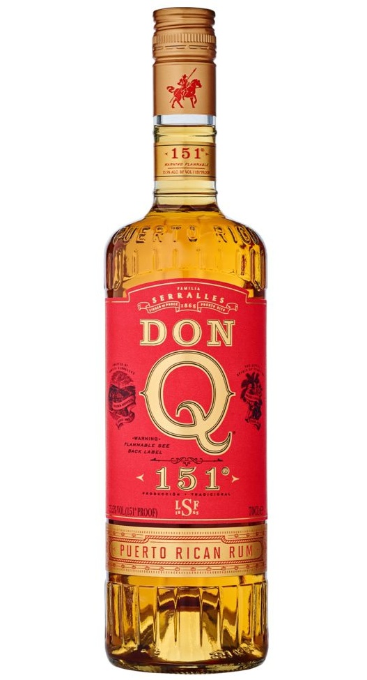 DON Q 151 Overproof 75,5% 0,7