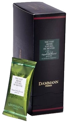Thé Vert Menthe - Zelený čaj s prírodnou arómou mäty BIO, aromatizovaný 24 x 2 g, 6577