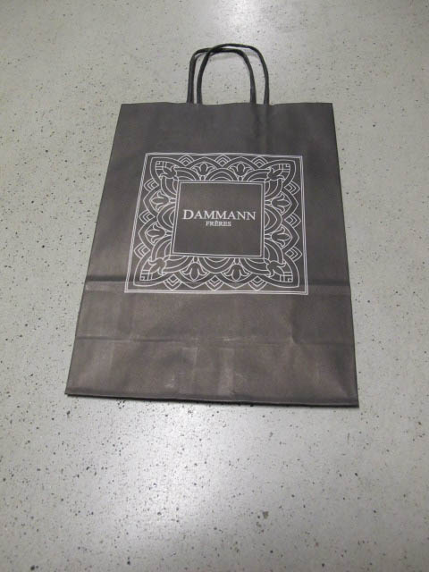 kraft paper bag small, 18x25x8cm, malá čierna taška 1606