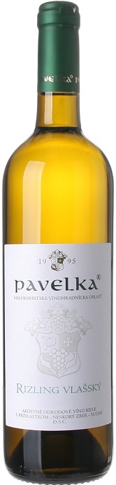 Pavelka Rizling vlašský 2023 0,75