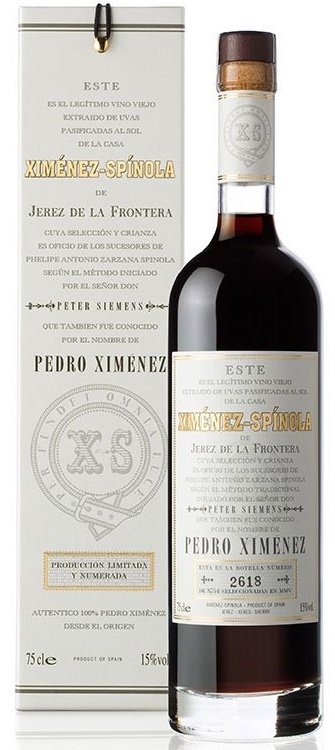 Ximénez-Spínola Pedro Ximénez Solera 1918 0,75