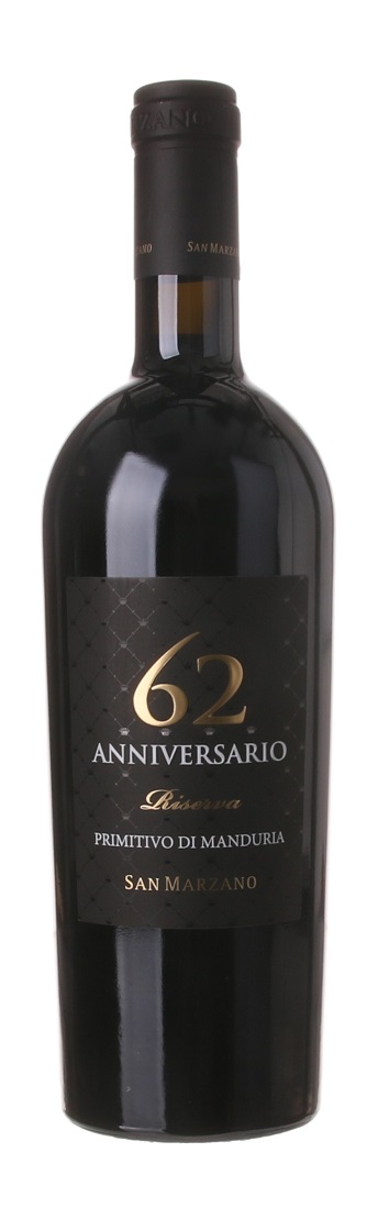 Feudi di San Marzano Anniversario 62 Primitivo di Manduria DOP Riserva 2019 0,75 l