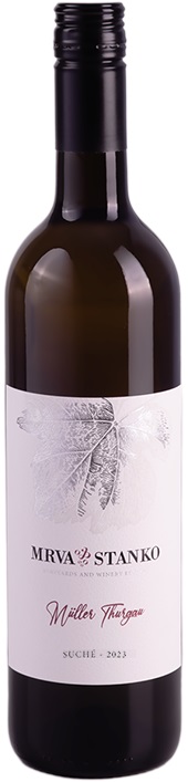 Mrva & Stanko  Müller Thurgau, Mojmírovce  2023  0,75