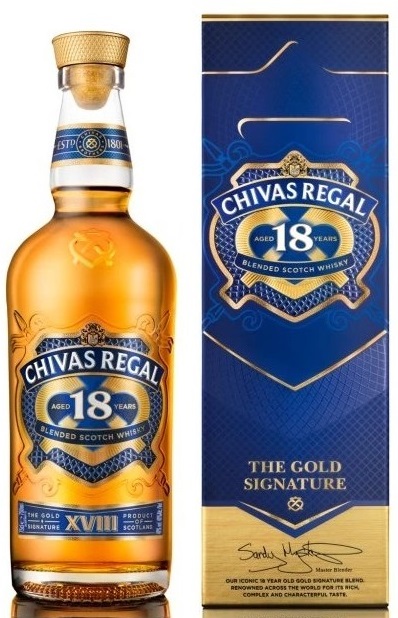 Chivas regal whisky 18 r. Gold Signature 40% 0,7
