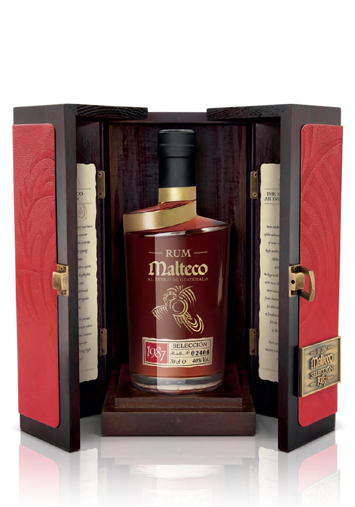 Malteco Selección 40% v drevenom boxe 0,7