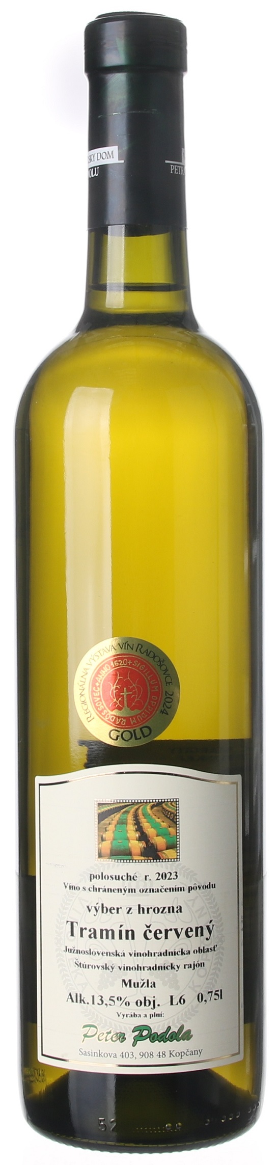Peter Podola Tramín červený 2023 0,75