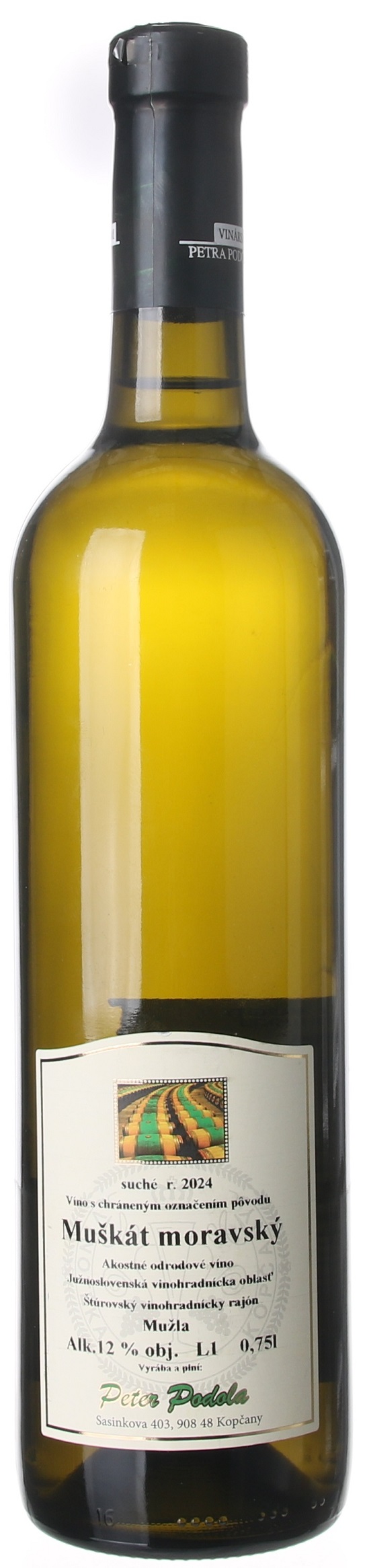 Peter Podola Muškát moravský 2024 0,75 l