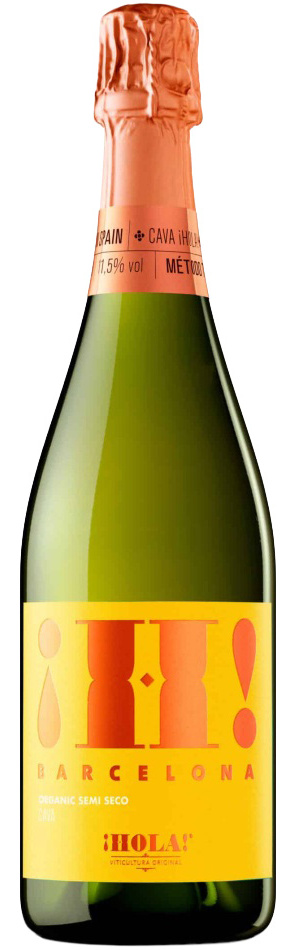Hola! Organic Cava Barcelona Semi Seco 0,75 l