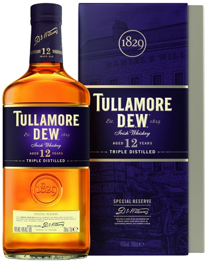 Tullamore Dew Irish whiskey 12r., 40% 0,7