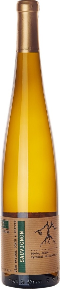 VÍNO NATURAL Domin & Kušický Sauvignon BIO 2021 0,75 l