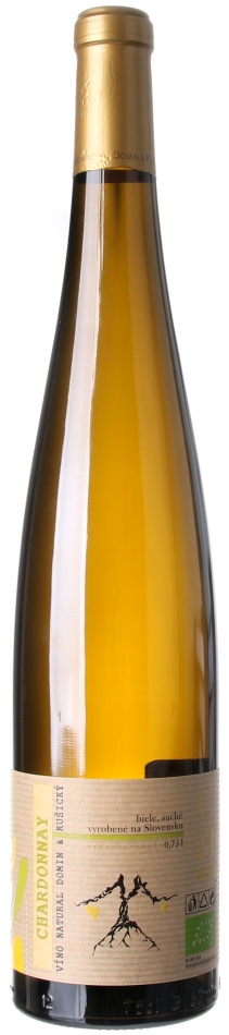 VÍNO NATURAL Domin & Kušický Chardonnay BIO 2022 0,75 l