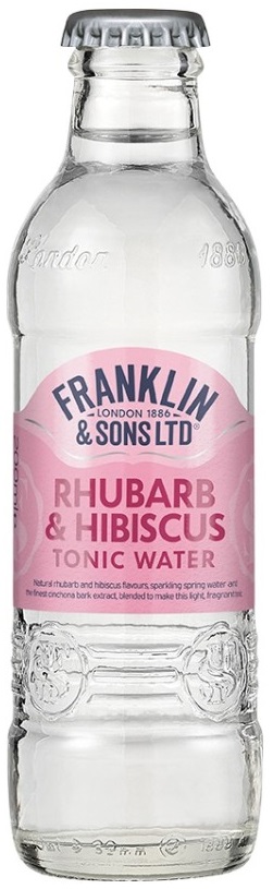 Tonic Water Rhubard & Hibiscus 200ml, nealko, sýtený nápoj