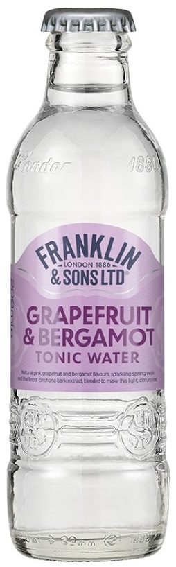 Tonic Water Grapefruit & Bergamot 200ml, nealko, sýtený nápoj