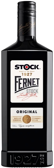 Fernet stock bylinný likér 35% 1 l