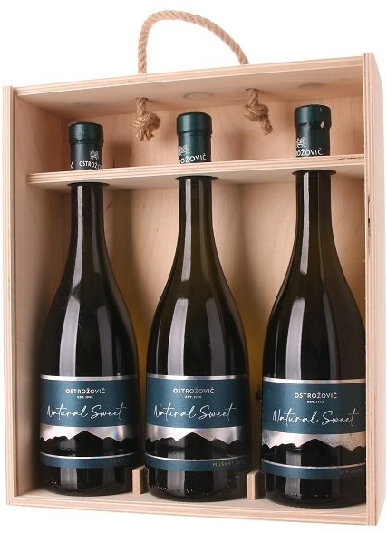 Ostrožovič Muškát žltý, Lipovina, Furmint v DB, 3x0,75L (2,25L) 2,25 l