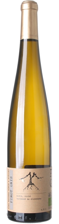 VÍNO NATURAL Domin & Kušický Rulandské šedé BIO 2024 0,75 l