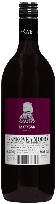 Matyšák Frankovka modrá 2024 1 l