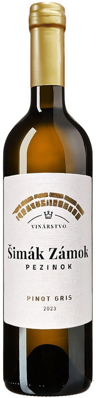 Šimák Zámok Pezinok Pinot Gris 2023 0,75 l