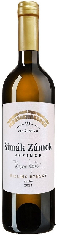 Šimák Zámok Pezinok Rizling rýnsky 2024 0,75 l