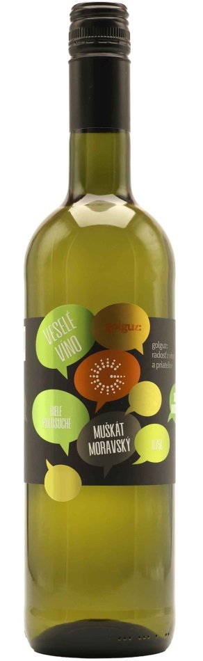Golguz Veselé víno Muškát Moravský 2025 0,75 l