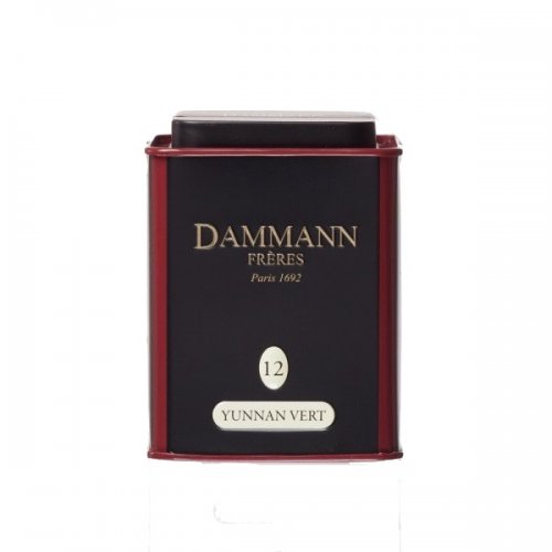 Dammann Fréres La Boite Yunnan Vert N°12, 100 g, 6757,zelcaj, plech