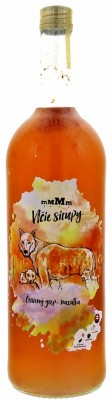mMMm - Vlčie sirupy Červený grep - Bazalka 1L, sirup