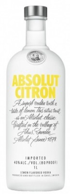 Absolut vodka Citron 40% 1L, vodka