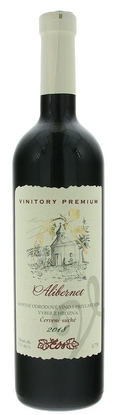 VVD Vinitory Premium Alibernet 0,75L, r2018, vzh, cr, su