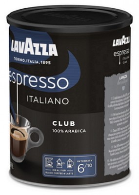 Lavazza Retail Club 100% Arabica, 250g,ml, plech