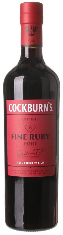 Cockburn's Port Fine ruby 0,75L, fortvin, cr, sl