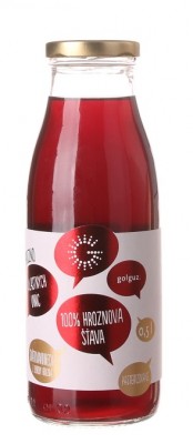 Golguz 100% Hroznová šťava červená 0,5L, hm, bl, sc