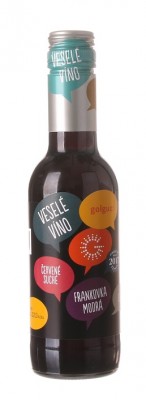 Golguz Veselé víno Frankovka modrá 0,25L, r2020, ak, cr, su, sc