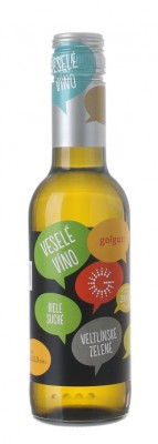 Golguz Veselé víno Veltlínske zelené 0,25L, r2020, ak, bl, su, sc