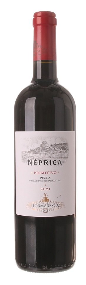 Tormaresca Neprica Primitivo 0,75L, IGT, r2021, cr, su