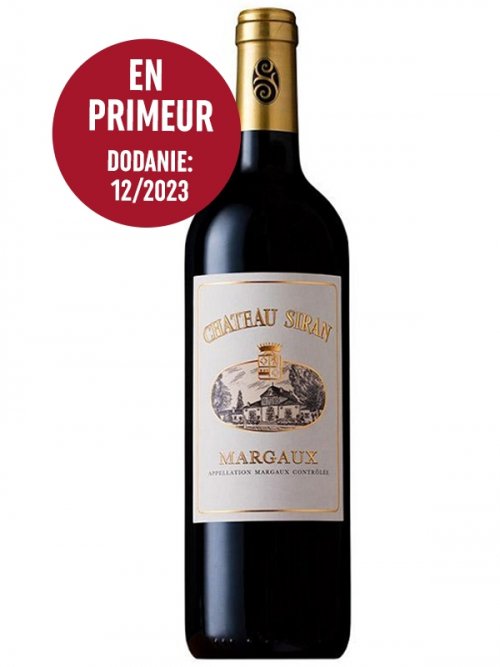 Bordeaux Château SIRAN Margaux (En Primeur) 0,75L, AOC, r2021, cr, su