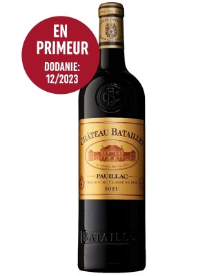 Bordeaux Château Batailley Pauillac 5eme Cru Classé (En Primeur) 0,75L, AOC, Grand Cru Classé, r2021, cr, su