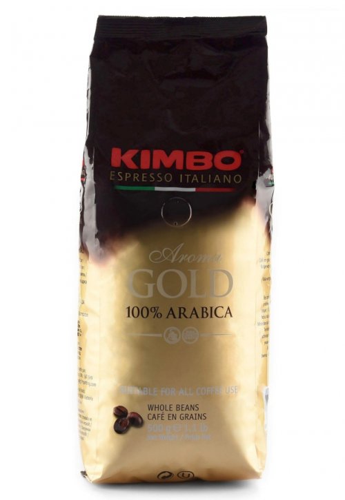 Kimbo Retail Aroma Gold 500g, 100% Arabica,zrn, ochr