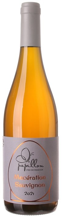 Papillon Víno od Francúza Macération Sauvignon Orange, BIO 0,75L, r2021, vin, bl, su