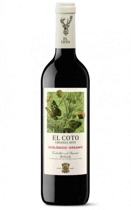 El Coto Crianza Ecológico, BIO 0,75L, DOCa, r2019, cr, su