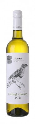 Berta Rizling vlašský Single Vineyard 0,75L, r2021, ak, bl, su, sc