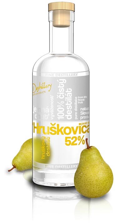 Fine Destillery Hruškovica Exclusive alk. 52% 0,5L, ovdest