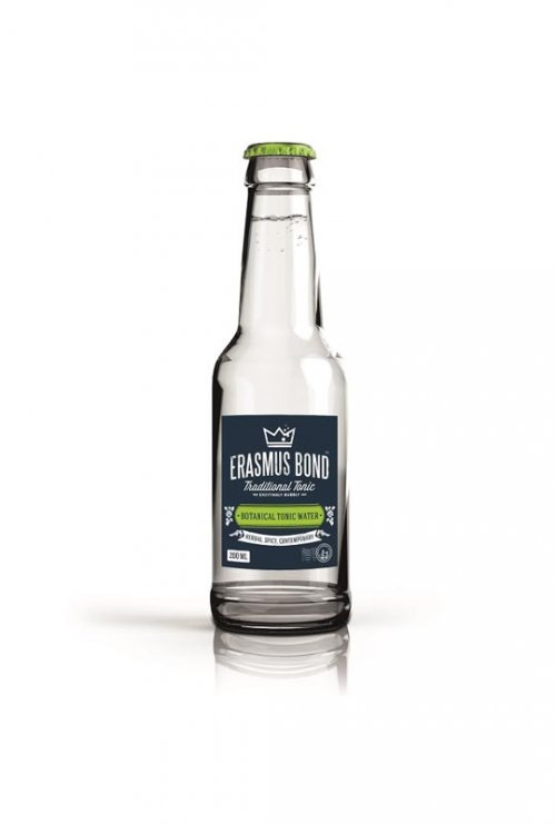 Erasmus Bond Botanical Tonic Water 200ml, nealko, sýtený nápoj 0,2L, sklo